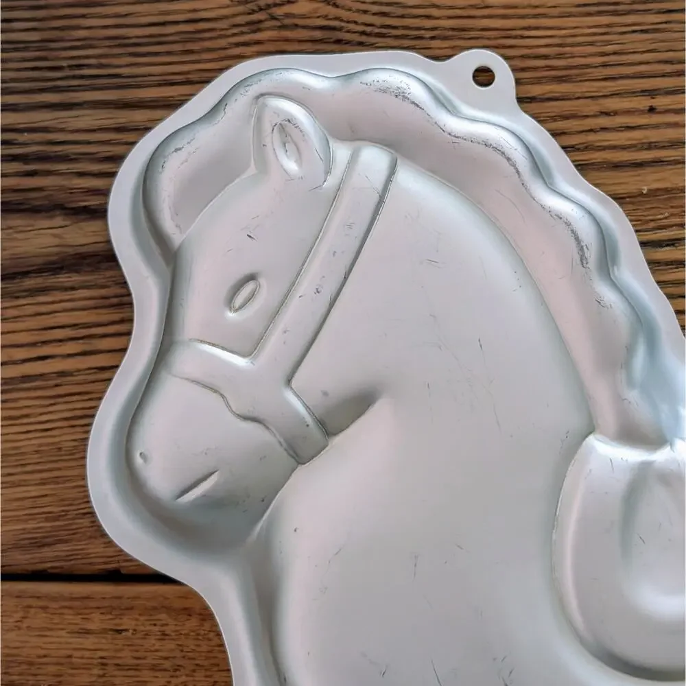 Vintage 1984 Wilton Rocking Horse Cake Pan 2105-2388 Retired Novelty Baking